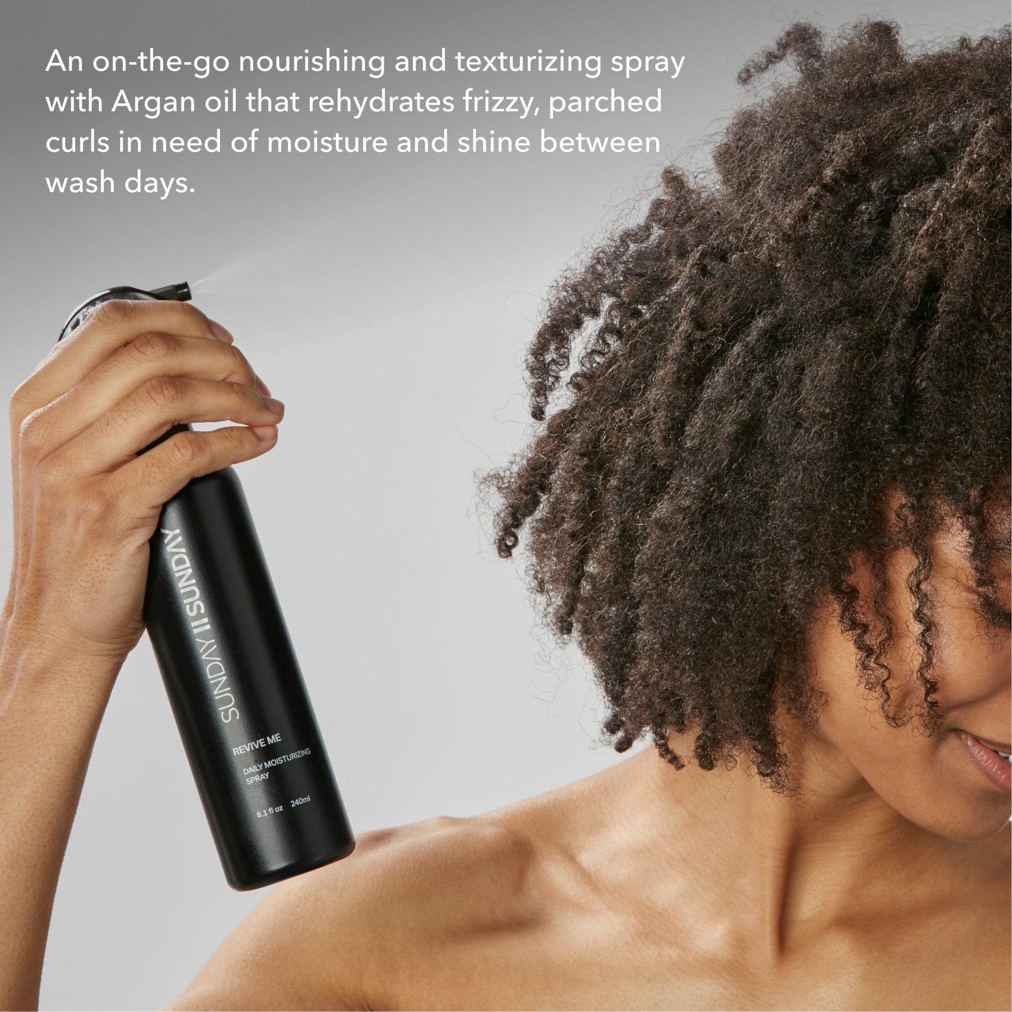 Revive Me Daily Moisturizing Spray with Argan Oil and Green Tea - SUNDAY II SUNDAY